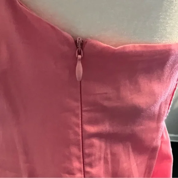 Zara Bustier Midi Dress in Candy Pink Large - Picture 8 of 14